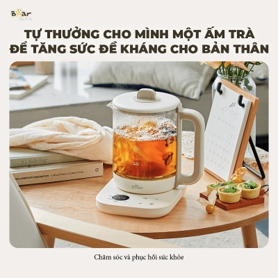 Bình pha trà giữ nhiệt Bear SB-PT15K (1.5L)