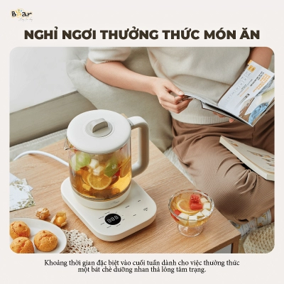 Bình pha trà giữ nhiệt Bear SB-PT15K (1.5L)