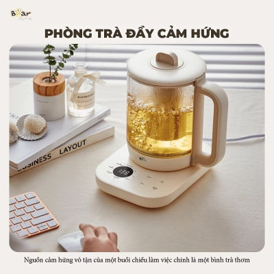 Bình pha trà giữ nhiệt Bear SB-PT15K (1.5L)