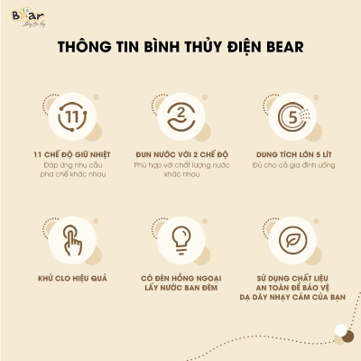 Bình thủy điện Bear SB-BTD5L (5L)