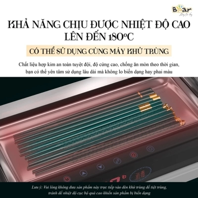 Bộ đũa nhựa phủ Nano Bear CX-E0102