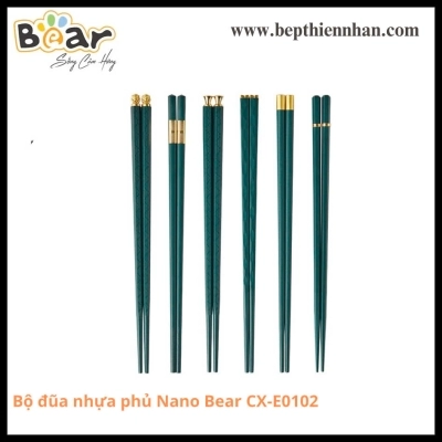 Bộ đũa nhựa phủ Nano Bear CX-E0102