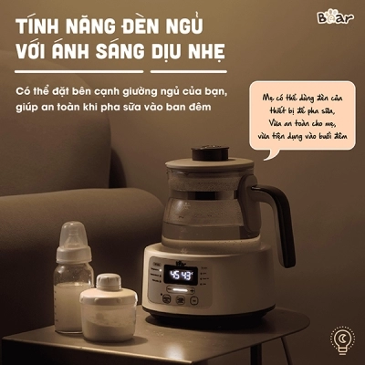 Máy đun và hâm sữa đa năng Bear TNQ-D12D1