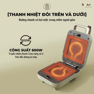 Máy nướng bánh 2 khay Bear DBC-C06M1