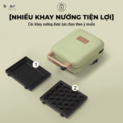 Máy nướng bánh 2 khay Bear DBC-C06M1