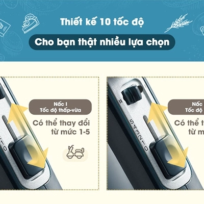 Máy đánh trứng trộn bột Bear HM-B01V1