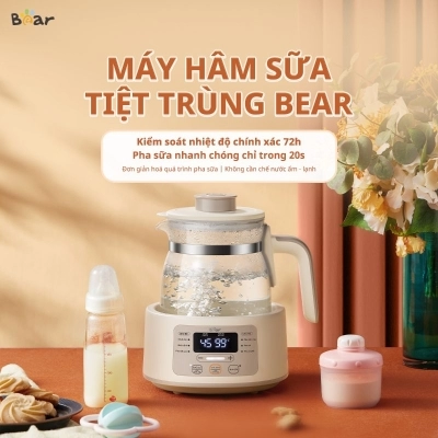 Máy đun nước hâm sữa Bear WW-4H12L