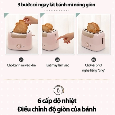 Máy nướng bánh mì Bear DSL-601