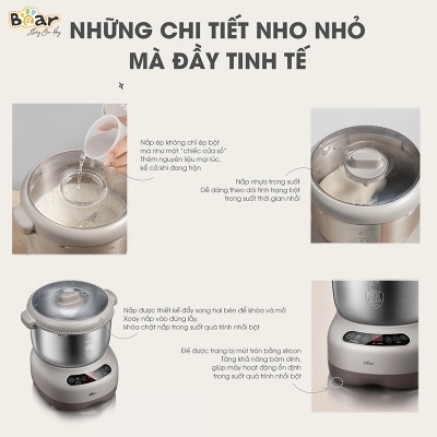 Máy trộn bột 7L Bear DM-B70V1 (HMJ-A70C1)