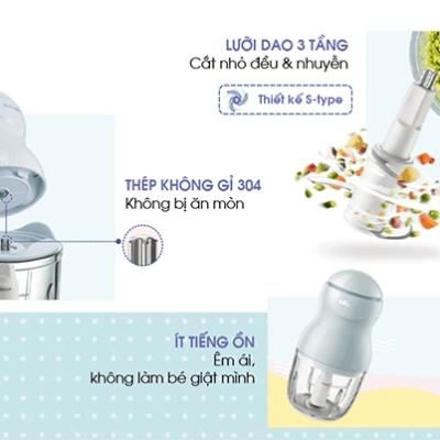 Máy xay ăn dặm 0.3L Bear GR-B03V2