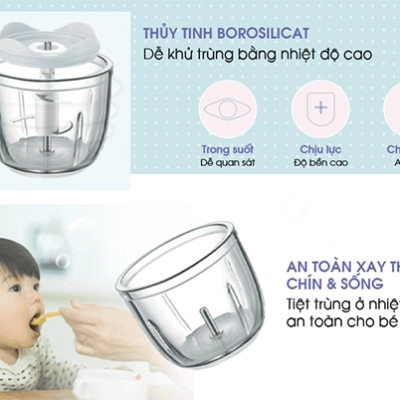 Máy xay ăn dặm 0.3L Bear GR-B03V2