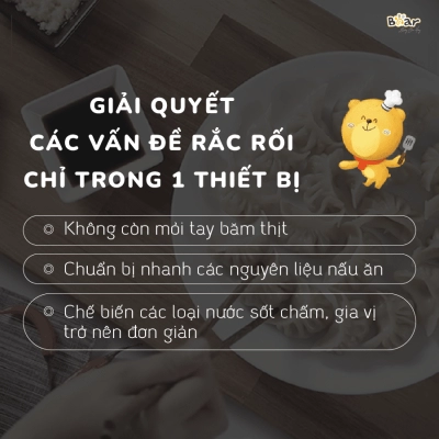 Máy xay thịt Bear 2L SB-MA02L