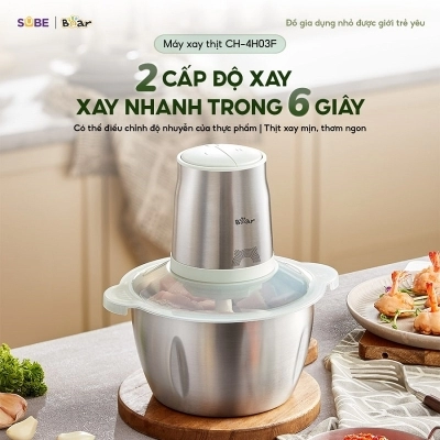 Máy xay thịt Bear CH-4H03F (2L)