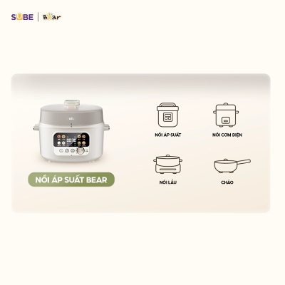 Nồi áp suất điện đa năng Bear 4L SB-AS40W