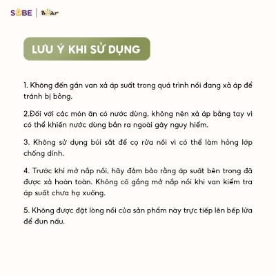 Nồi áp suất điện đa năng Bear 4L SB-AS40W