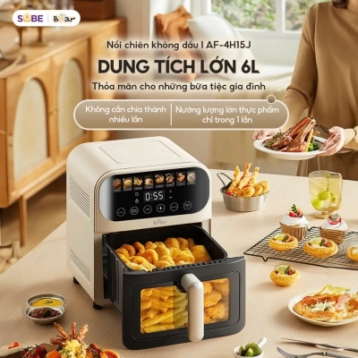 Nồi chiên không dầu Bear AF-4H15J (6L)