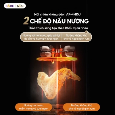 Nồi chiên không dầu Bear AF-4H15J (6L)