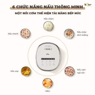 Nồi cơm điện 3L Bear SB-NC30A