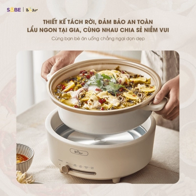 Nồi lẩu điện Bear 5L SB-NL05F