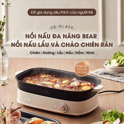 Nổi lẩu nướng đa năng 2 khay SB-NL45K