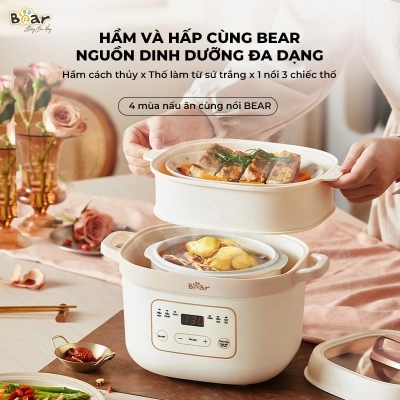 Nồi nấu chậm 1.6L Bear SB-NNC16