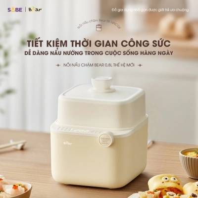 Nồi nấu chậm Bear 0.8L SB-NNC08