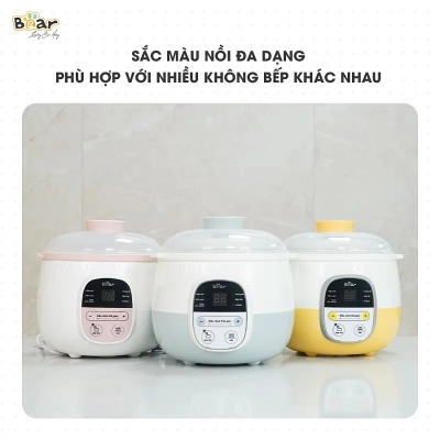 Nồi nấu chậm Bear 0.8L SUBE001