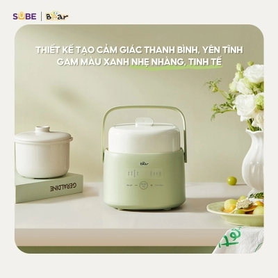 Nồi nấu chậm Bear 1L SB-NNC10