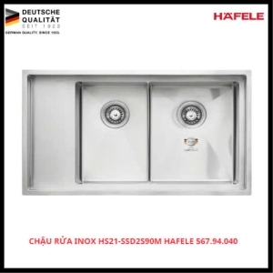 Chậu Rửa Inox HS21-SSD2S90M Hafele SKU: 567.94.040