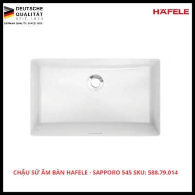 Chậu Sứ Âm Bàn Hafele - Sapporo 545 SKU: 588.79.014