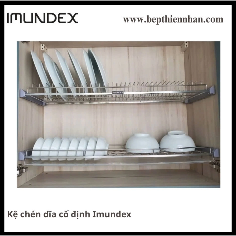 Kệ chén dĩa cố định Imundex  600MM SS304 7804104