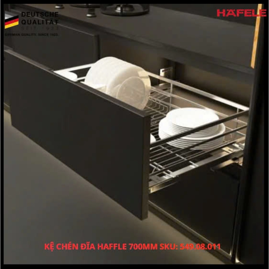 Kệ Chén Đĩa Hafele 700mm SKU: 549.08.011 