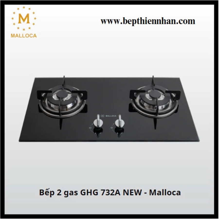 Bếp 2 gas Malloca GHG 732A NEW