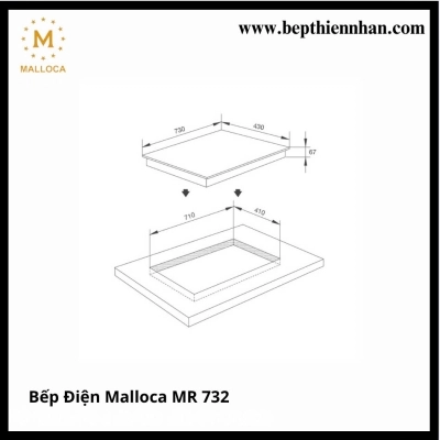 Bếp điện Malloca MR 732