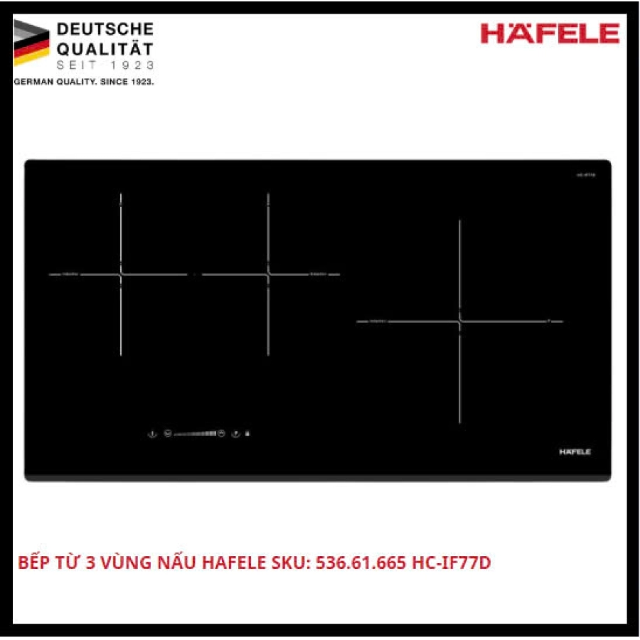 Bếp Từ 3 Vùng Nấu HC-IF77D Hafele SKU: 536.61.665