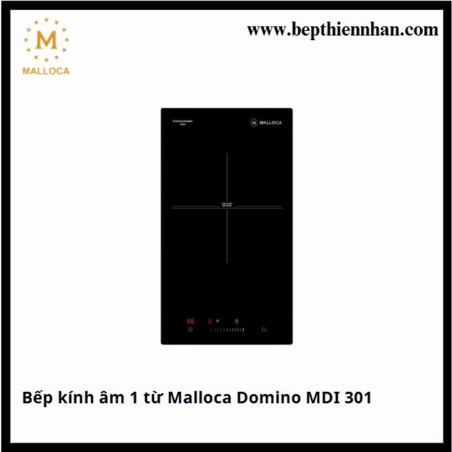 Bếp kính âm 1 từ Malloca Domino MDI 301