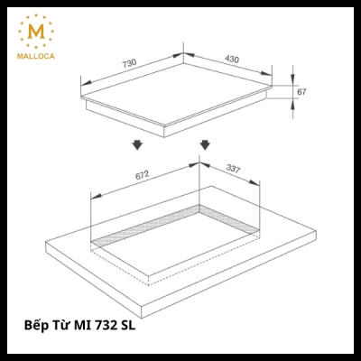 Bếp Từ Malloca MI 732 SL