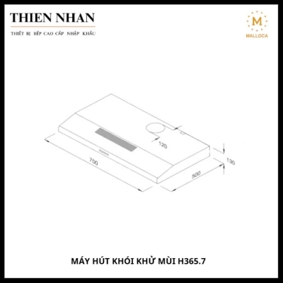 Máy Hút Khói Khử Mùi H365.7