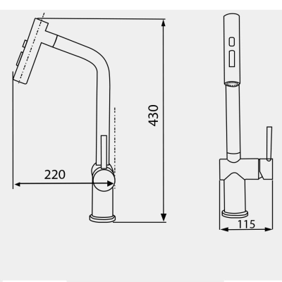 Vòi rửa cao cấp Garis MF16R